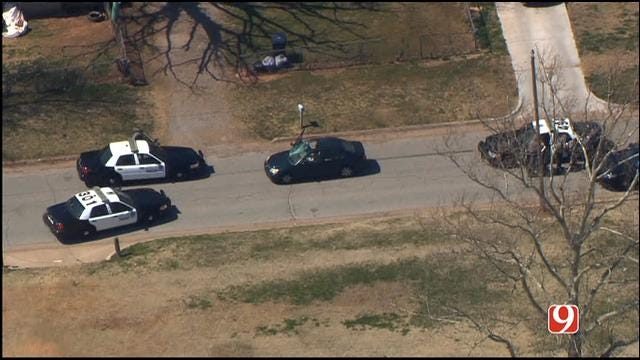 WEB EXTRA: Police Arrest Suspect After Chase In SW OKC