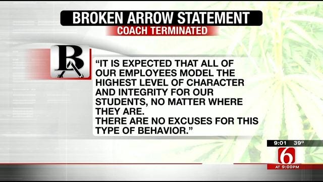 Broken Arrow Swim Coach Fired After Arrest For Selling Pot To Teenage Girl