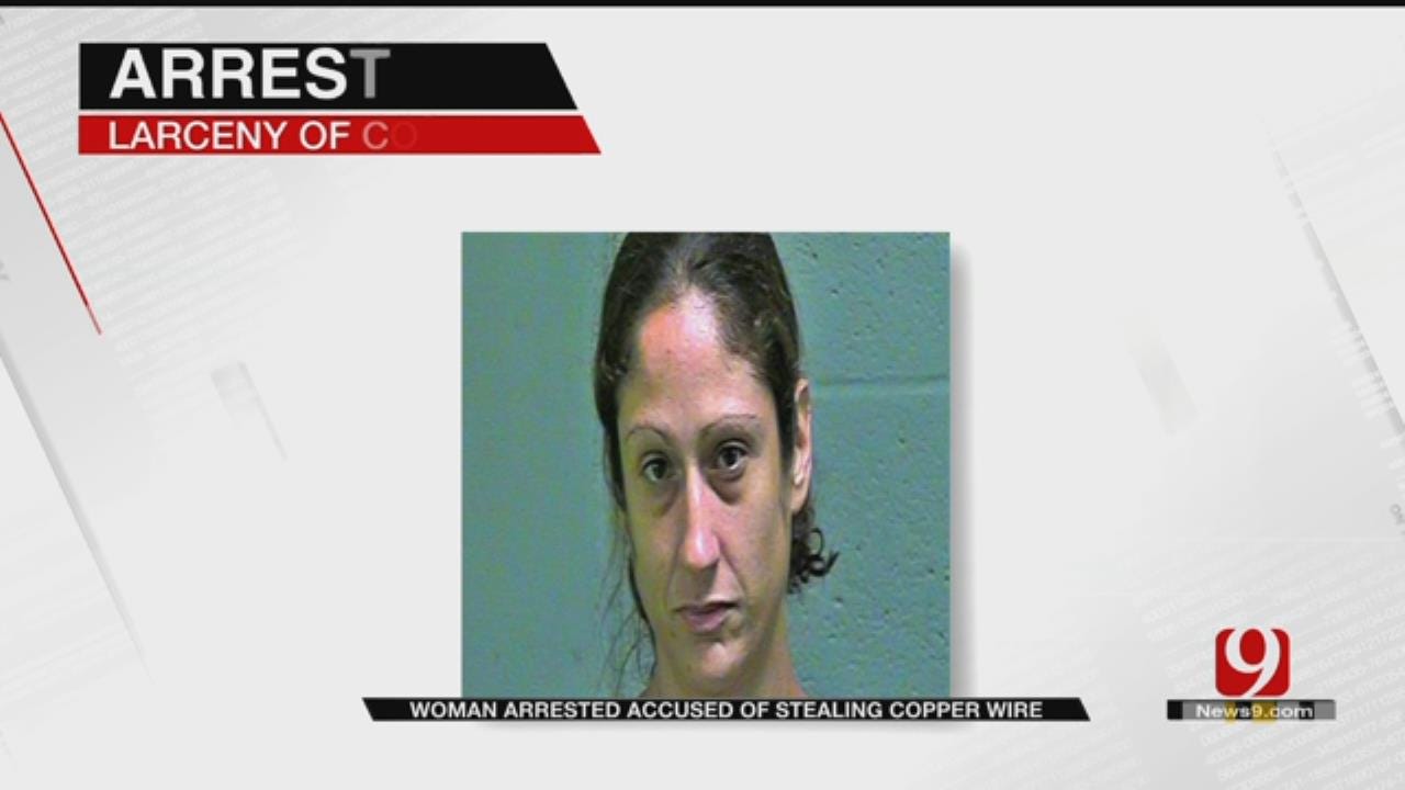 Police Catch Woman Stealing Copper Wiring From Metro Home