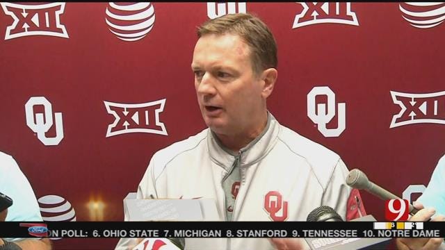 Stoops Pleased With Progression Of Riley, Offense