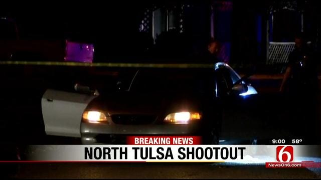 Man Hit Twice in North Tulsa Shootout