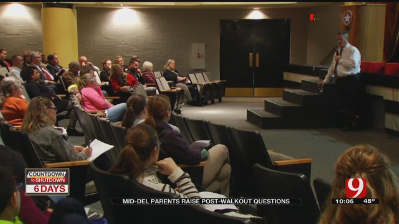 Mid-Del Schools Holds Community Forum Ahead Of Walkout