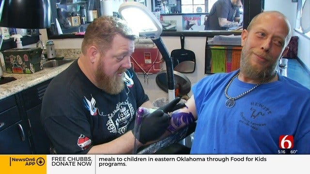 Sand Springs Tattoo Parlour Holds Annual Event To Cover Up Hate Tattoos