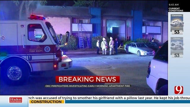 Firefighters Investigate Early Morning Apartment Fire In NW OKC