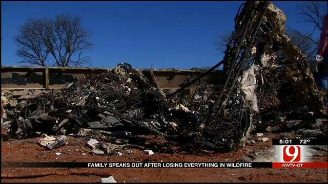 Logan County Family Speaks Out After Losing Everything In Wildfire