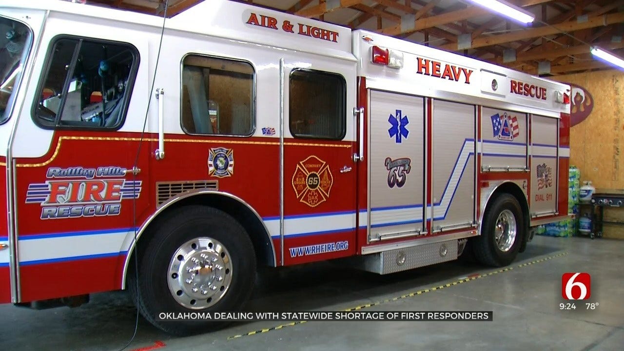 Green Country Faces Shortage Of First Responders