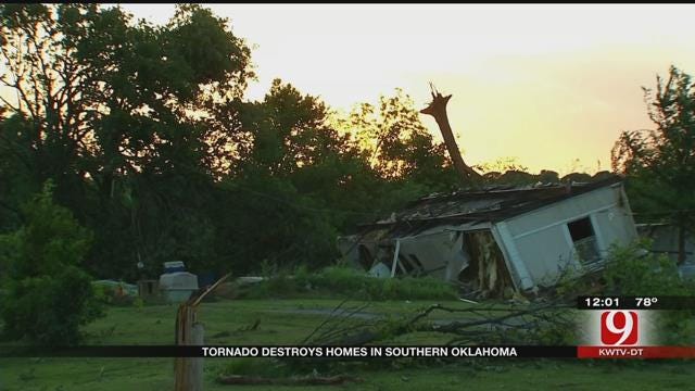Garvin Co. Residents Picking Up The Pieces After Tornado