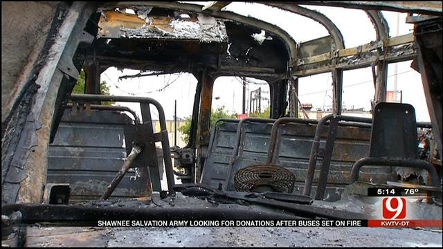 Shawnee Salvation Army Hopes To Raise Money To Replace Torched Bus