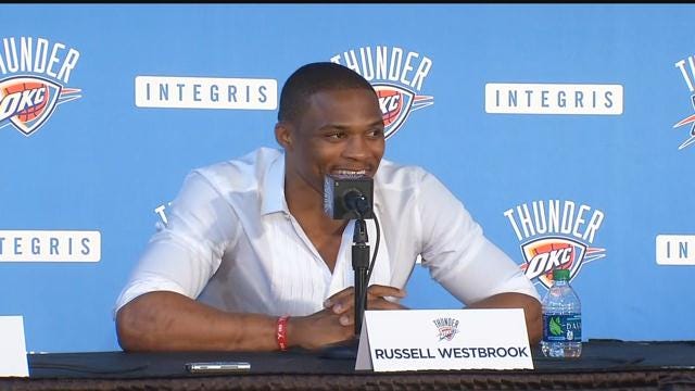 Full Video: OKC Thunder, Russell Westbrook Hold Press Conference