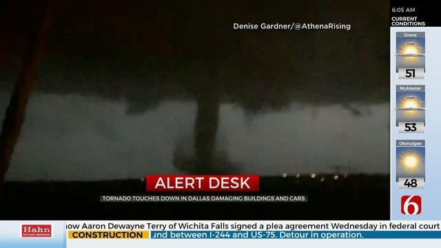 Tornado Touches Down, Leaves Trail Of Damage In Northern Texas