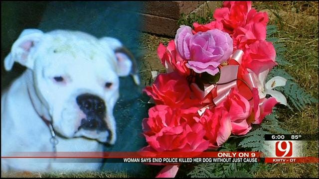 Enid Woman Wants Justice After Police Shoot, Kill Family Dog