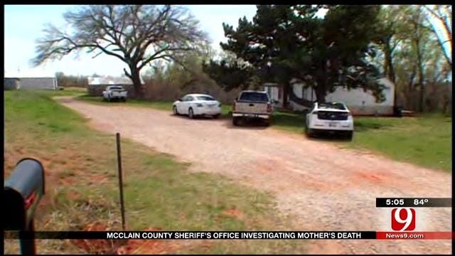 McClain County Deputies Investigate Mother's Death As Homicide