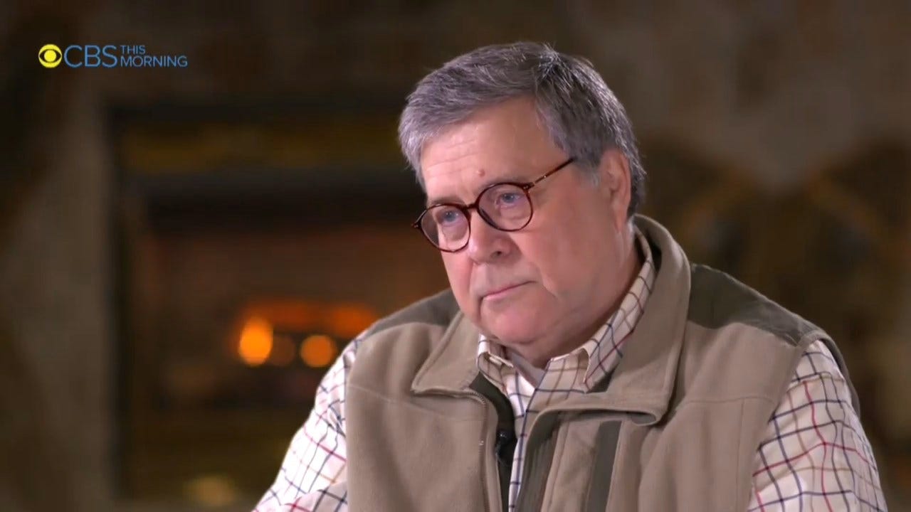 Attorney General William Barr On Caring About His Reputation: 'Everyone Dies'