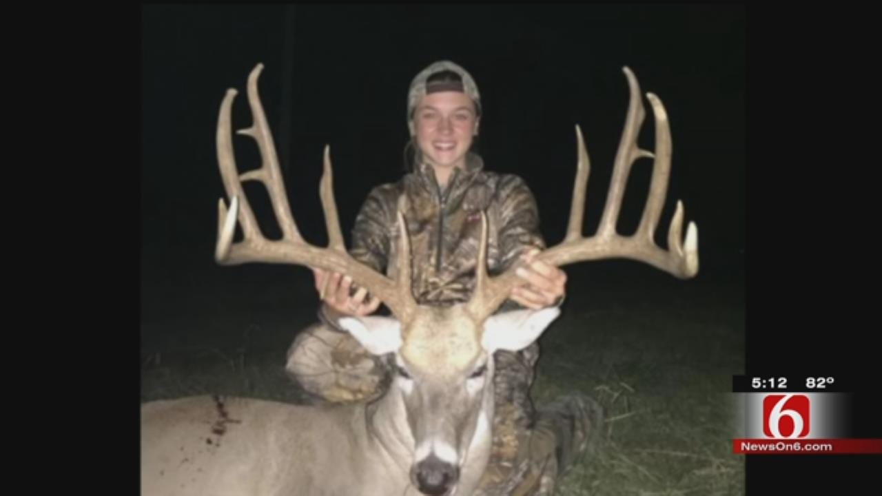 Skiatook Teen Harvests Largest Buck Ever Taken By Oklahoma Female
