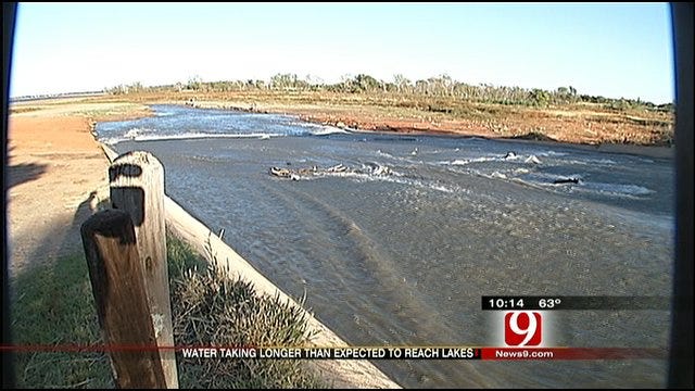 Water Released From Canton Lake Takes Longer To Reach OKC Lakes