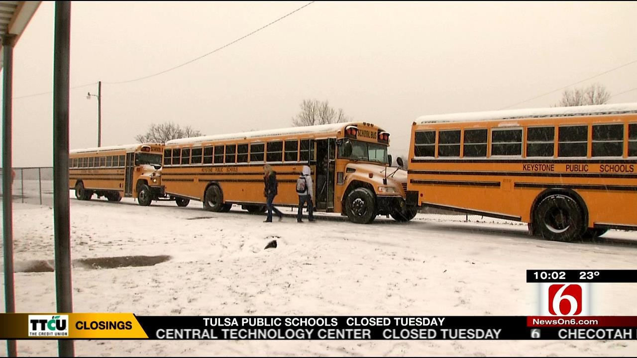 Slippery Rural Routes Lead To School Closure For Keystone Schools
