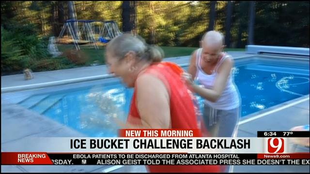 Some Groups Criticize 'Ice Bucket Challenge'