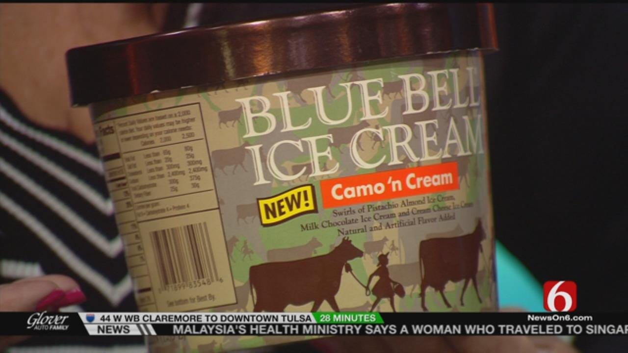 Blue Bell Announces 'Camo 'n Cream' As New Ice Cream Flavor