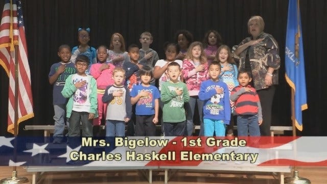 Mrs. Bigelow's 1st Grade Class At Charles Haskell Elementary School