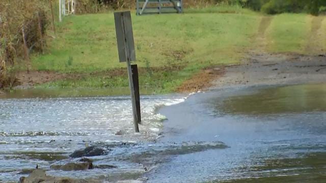 WEB EXTRA: Video Of Flooding Near Vinita In Craig County