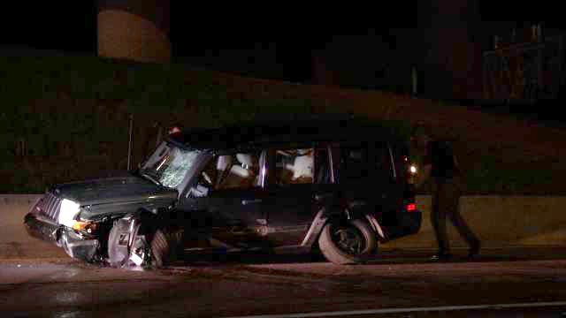 WEB EXTRA: Video Of Crashed Jeep On Tulsa's IDL