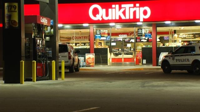WEB EXTRA: Video From Scene Of East Tulsa QuikTrip Robbery