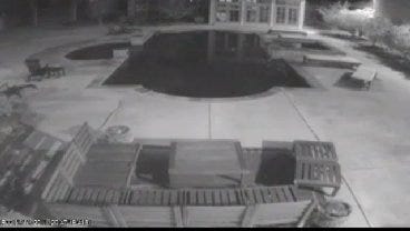 WEB EXTRA: Mississippi Surveillance Video Of The Meteor's Flash