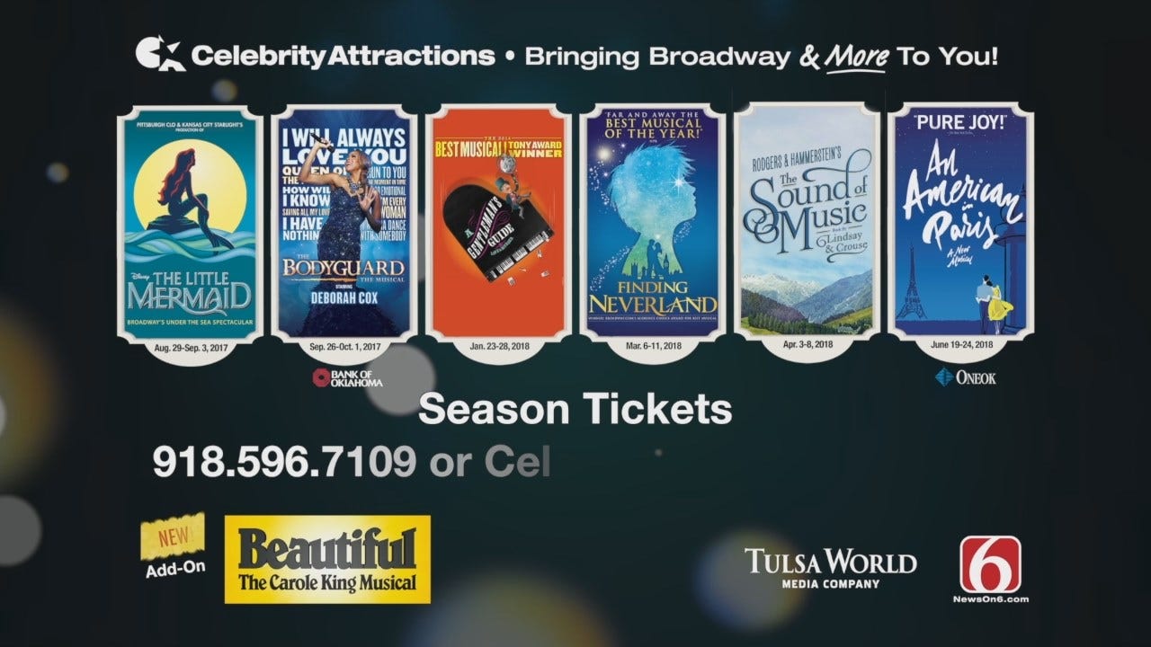 Celebrity Attractions Tulsa Broadway Season 2017