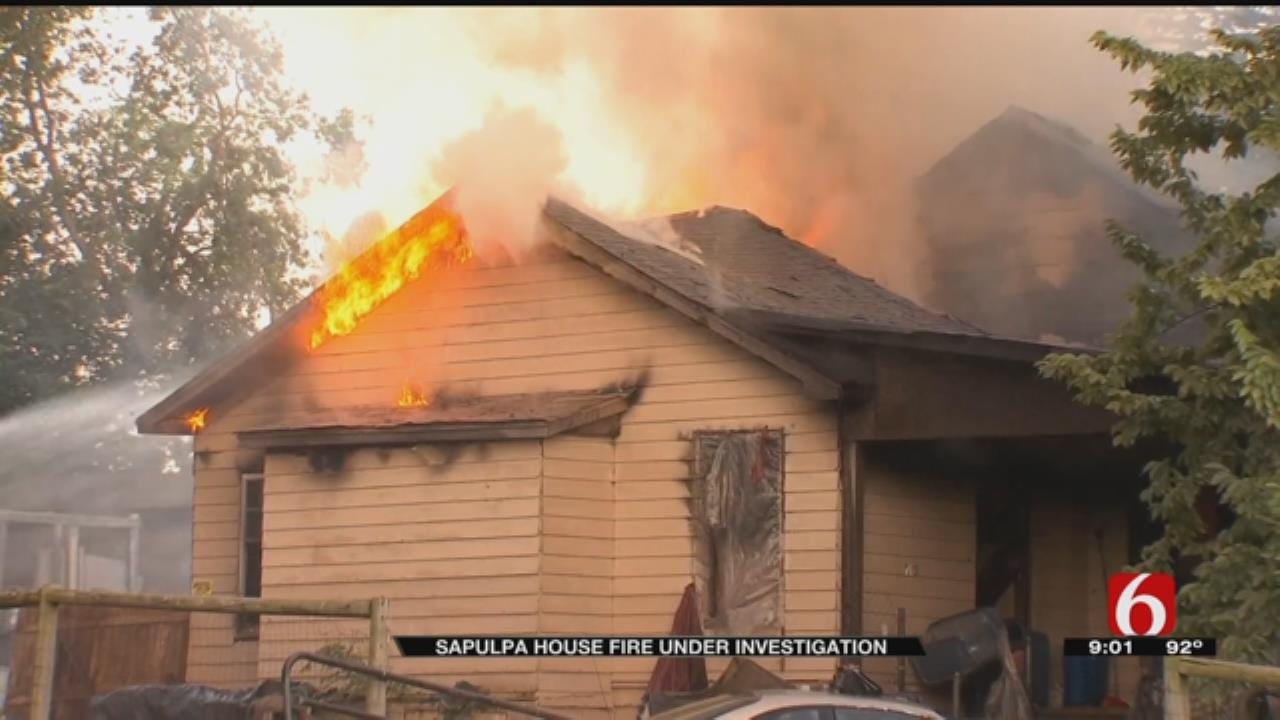 Fire Damages Sapulpa House