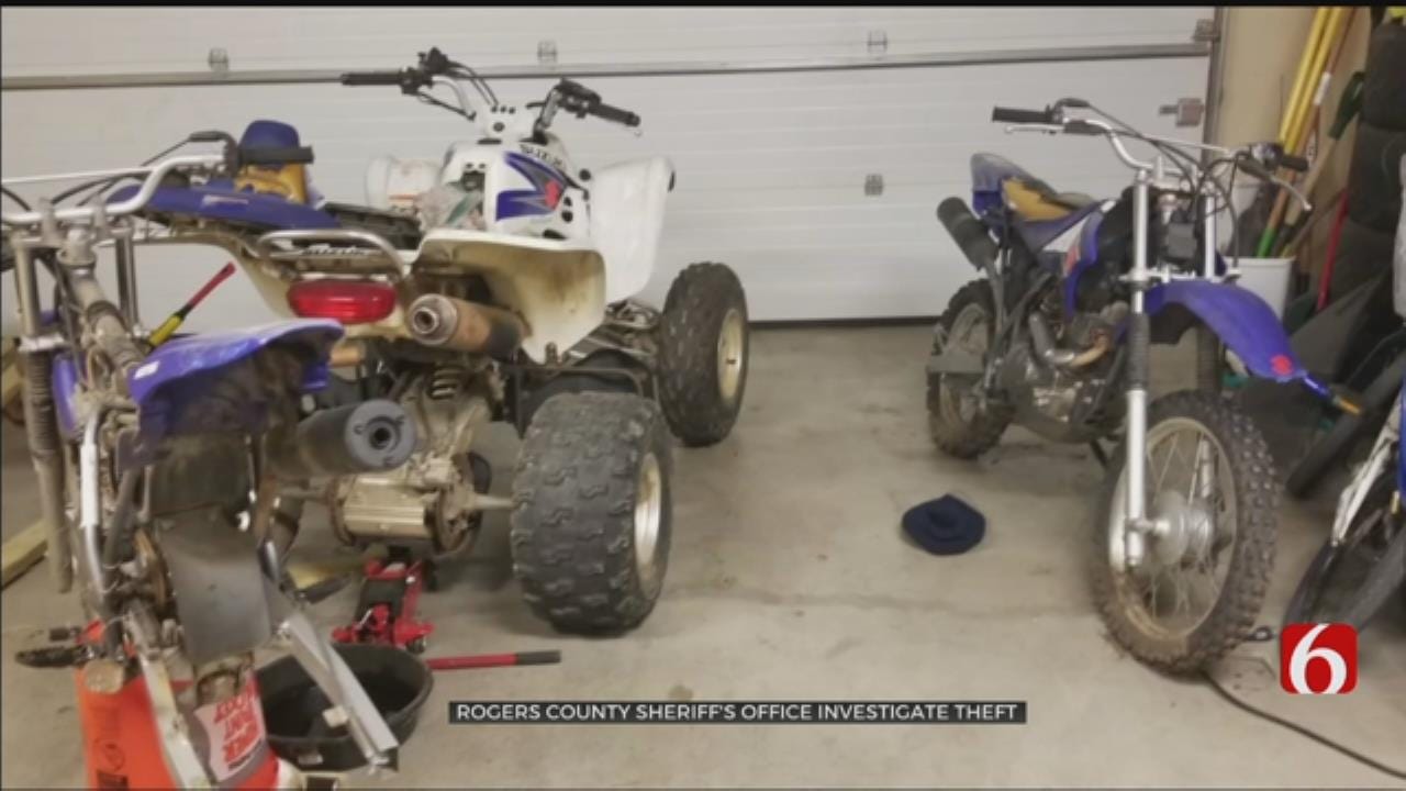 Dirt Bike And ATV Stolen From Rogers County Family