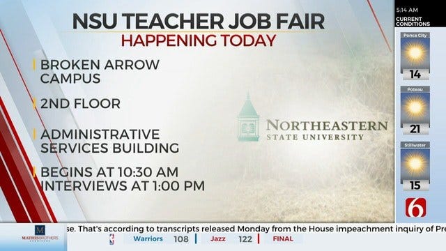 Northeastern State University Holds Teacher Job Fair