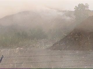 WEB EXTRA: Daytime Video Of Turley Landfill Fire