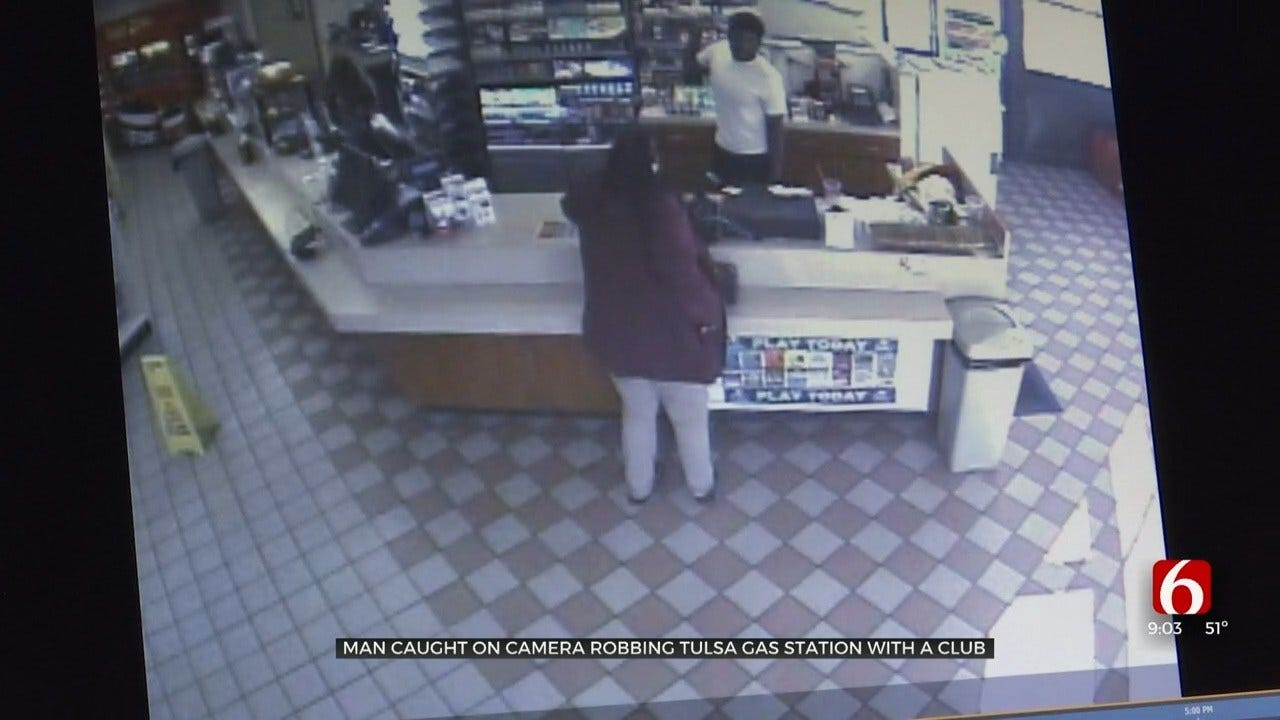 WATCH: Tulsa Police Need Help Identifying Man They Say Robbed A Kum & Go