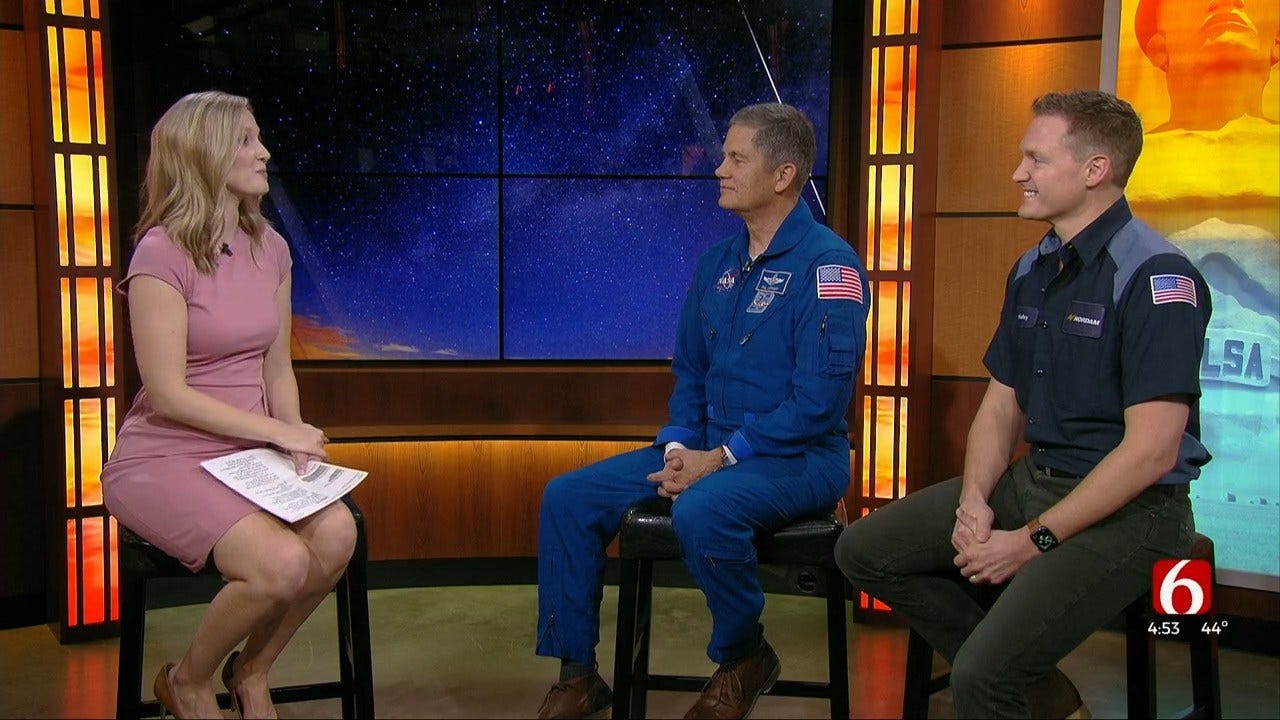 Former NASA Astronaut Paul Lockhart Visits Tulsa