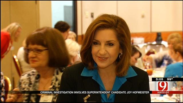 Criminal Investigation Involves Superintendent Candidate Joy Hofmeister