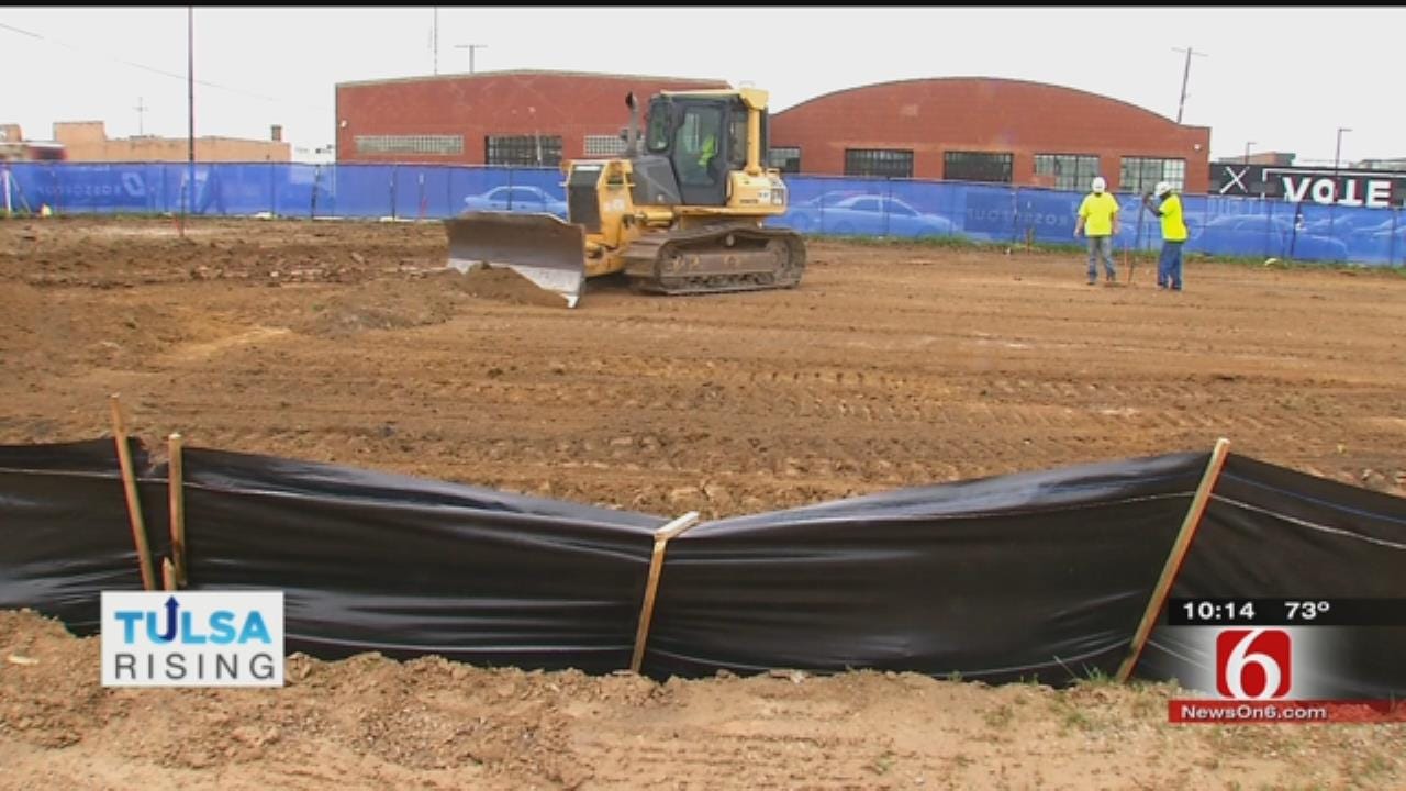 Construction Begins On 'The Boxyard' In Tulsa's East Village