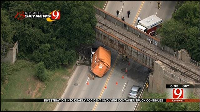 Investigation Into Deadly OKC Accident Involving Container Truck Continues