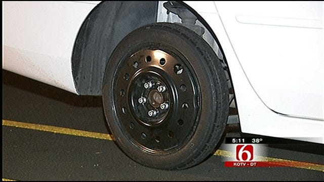 Vandals Flatten Tires On About 30 Cars At Tulsa's Stonegate Apartments
