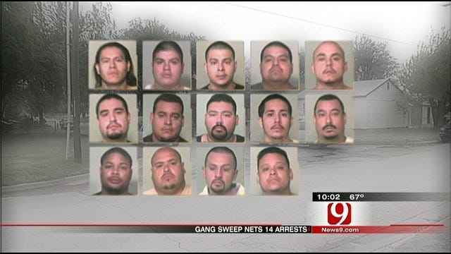 News 9 Video Exclusive: Gang Raids Lead To 14 Arrests
