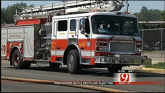Fire Crews Extinguish 3-Alarm Commercial Fire In SW OKC