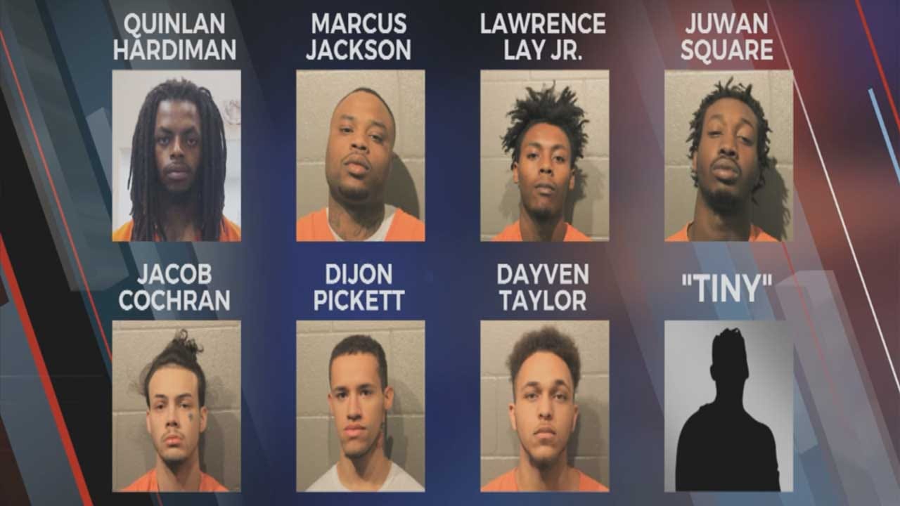 8 Accused Norman Gang Members Locked Up After Alleged Statewide Crime Spree