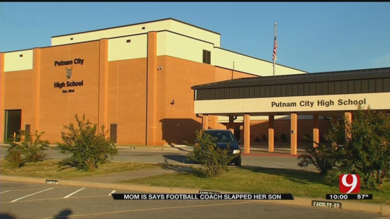 Putnam City mother Claims Football Coach Slapped Her Son