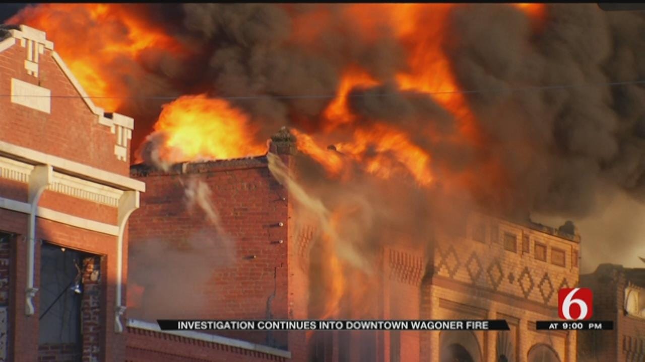 Wagoner Police Continue Investigation In Downtown Wagoner Fire