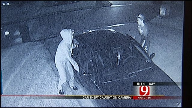 OKC Mother Catches Thieves On Tape Stealing Her Daughter's Car
