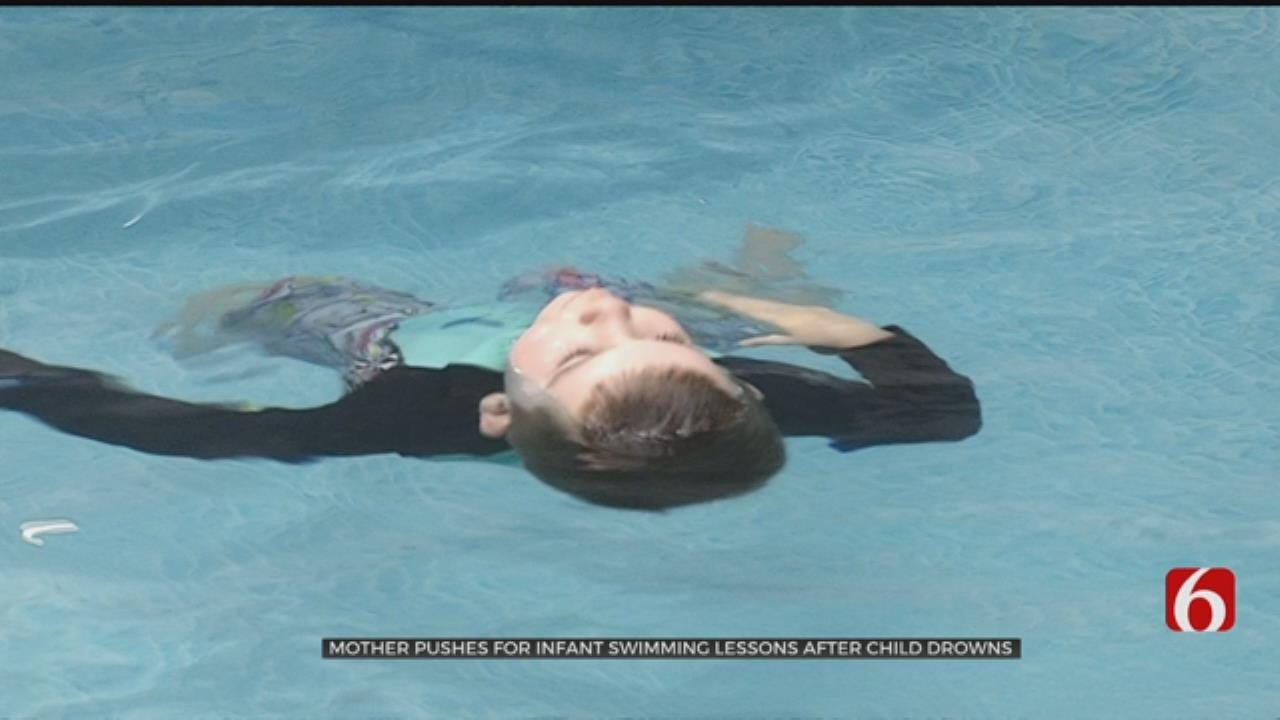 Owasso Mom Promotes Specialized Swimming Classes After Child Drowns in Hot Tub