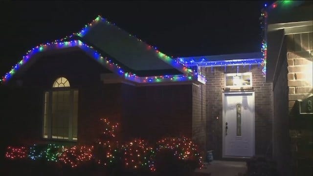WEB EXTRA: Video Of Rogers, Arkansas Home Decorated By Firefighters