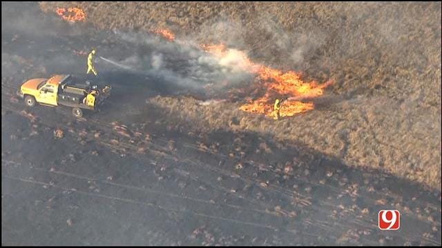 Grass Fire Burns Roughly 50 Acres In Norman