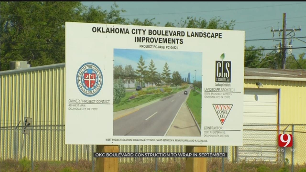 Oklahoma City Boulevard Project Close To Completion