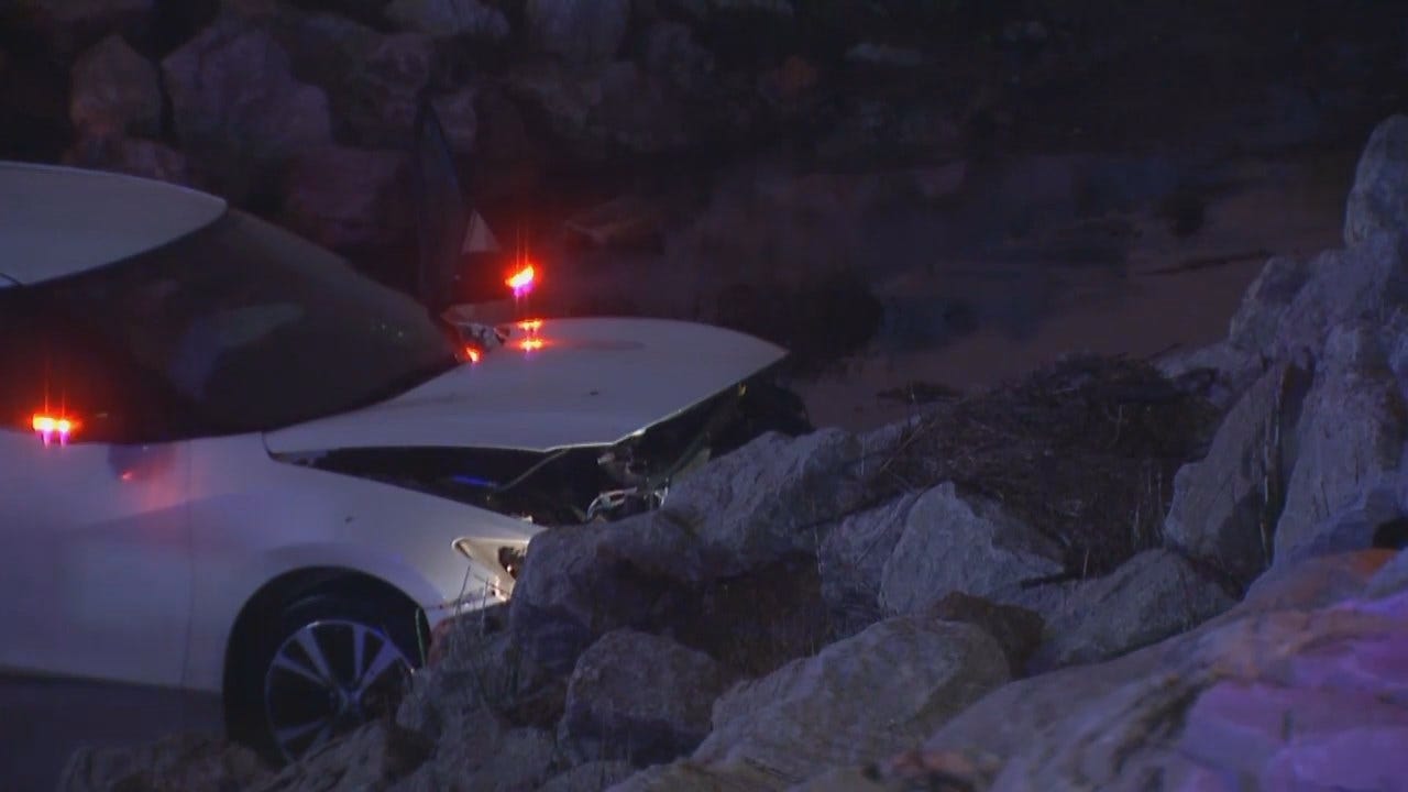 WEB EXTRA: Video Of Scene Where Driver Found Dead