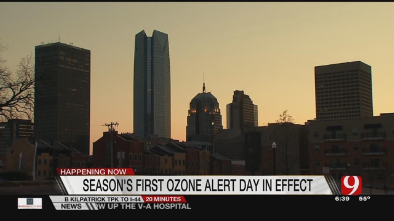 OK County And Surrounding Counties Under Ozone Watch Today
